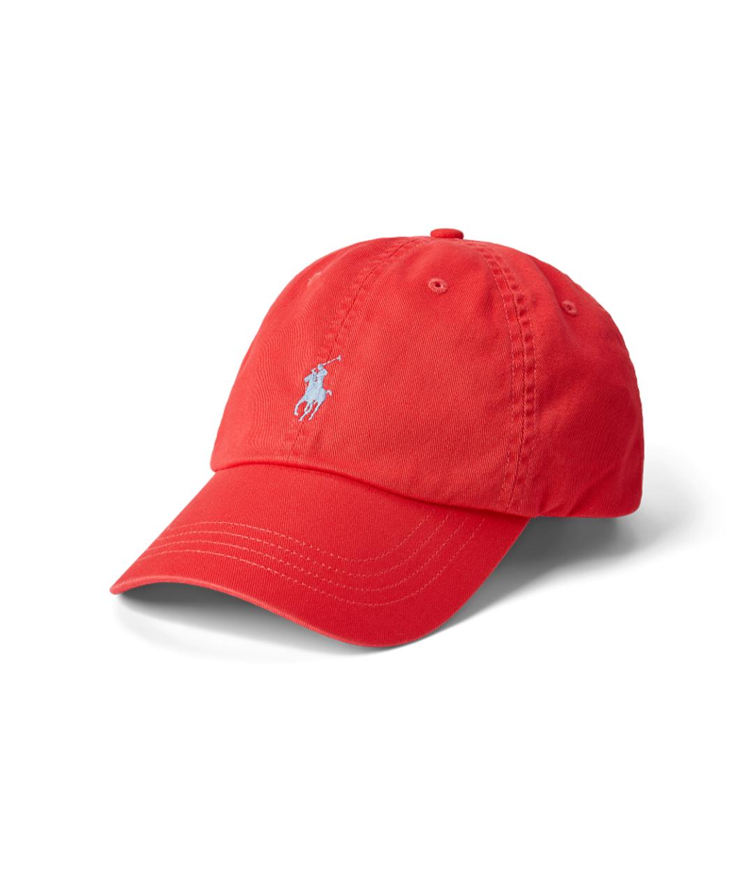 POLO RALPH LAUREN Красная хлопковая кепка/бейсболка, фото 3