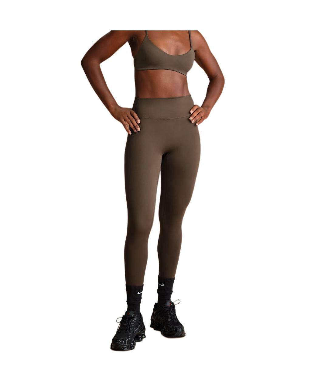 NIKE Коричневые леггинсы и велосипедки, фото 3