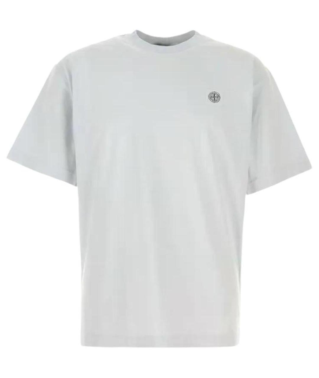 STONE ISLAND Голубая футболка, фото 1