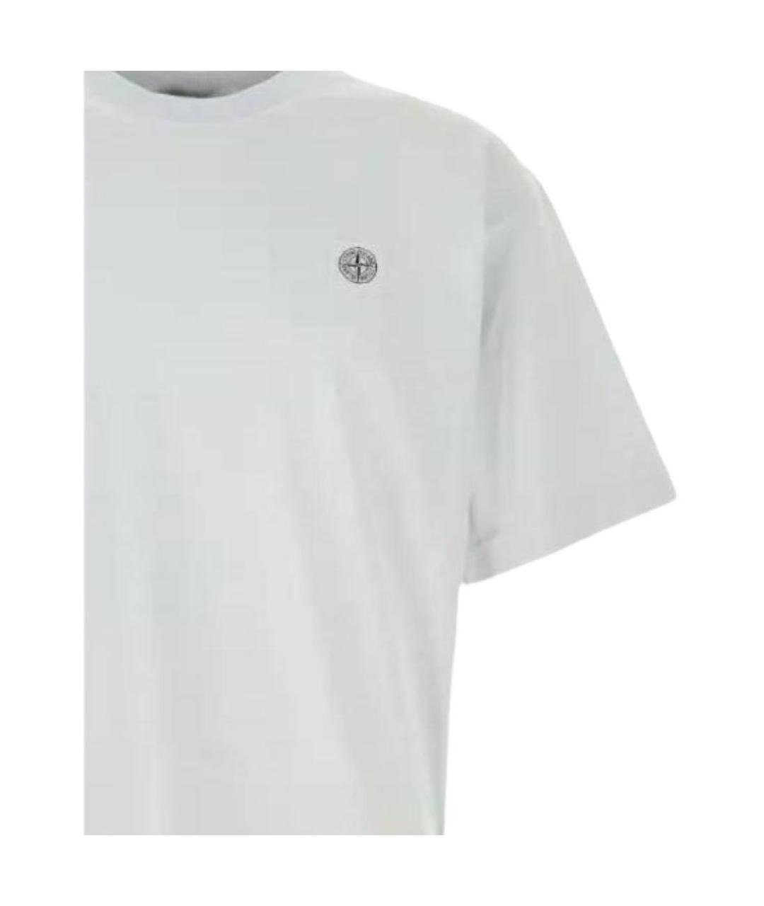 STONE ISLAND Голубая футболка, фото 4