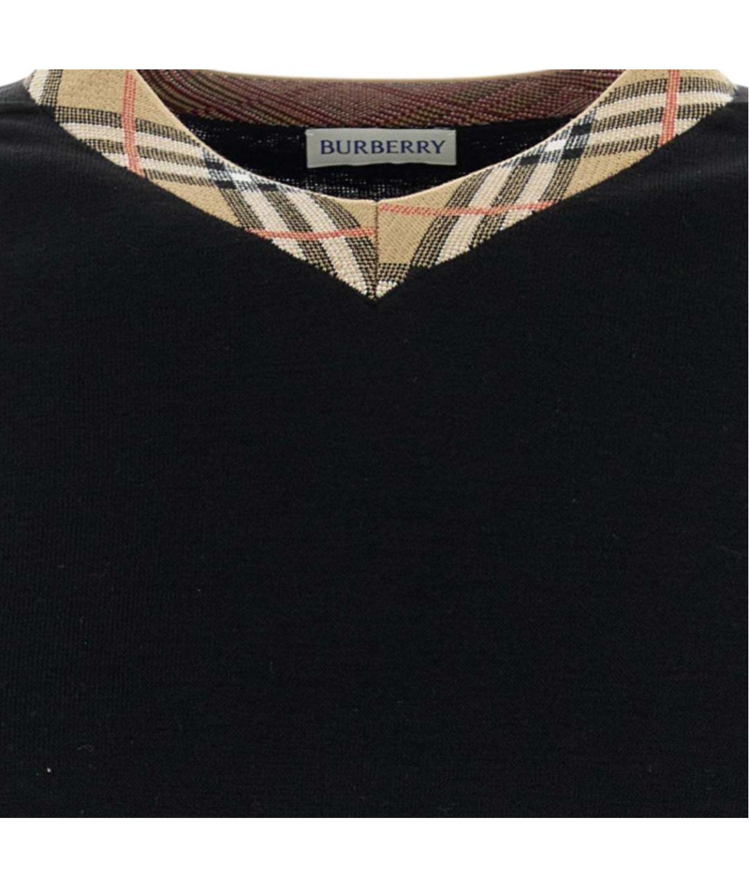 BURBERRY Черный джемпер / свитер, фото 3