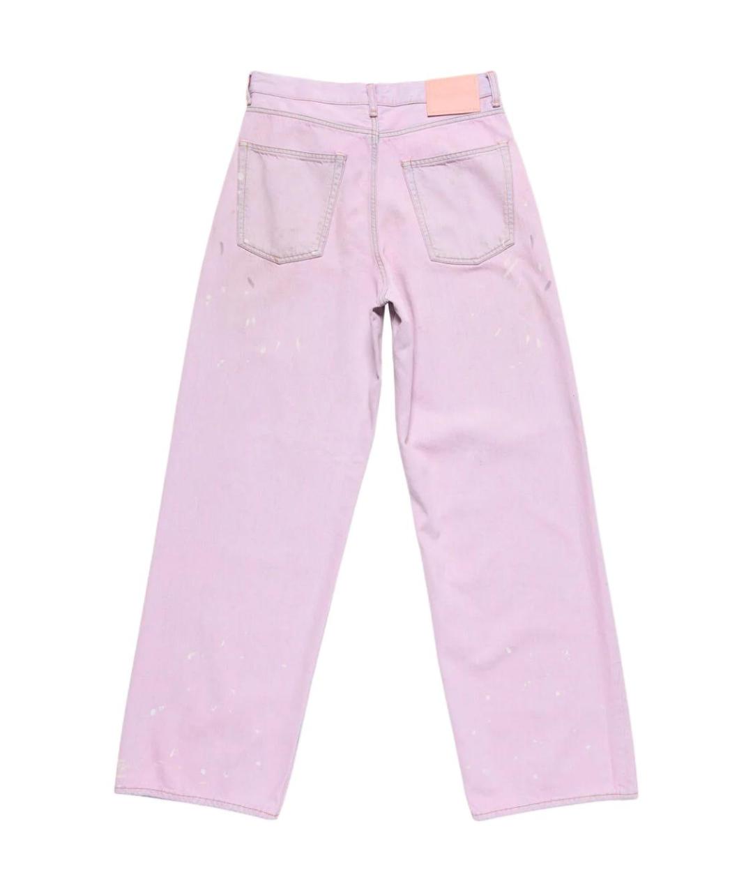 ACNE STUDIOS Розовые прямые джинсы, фото 2