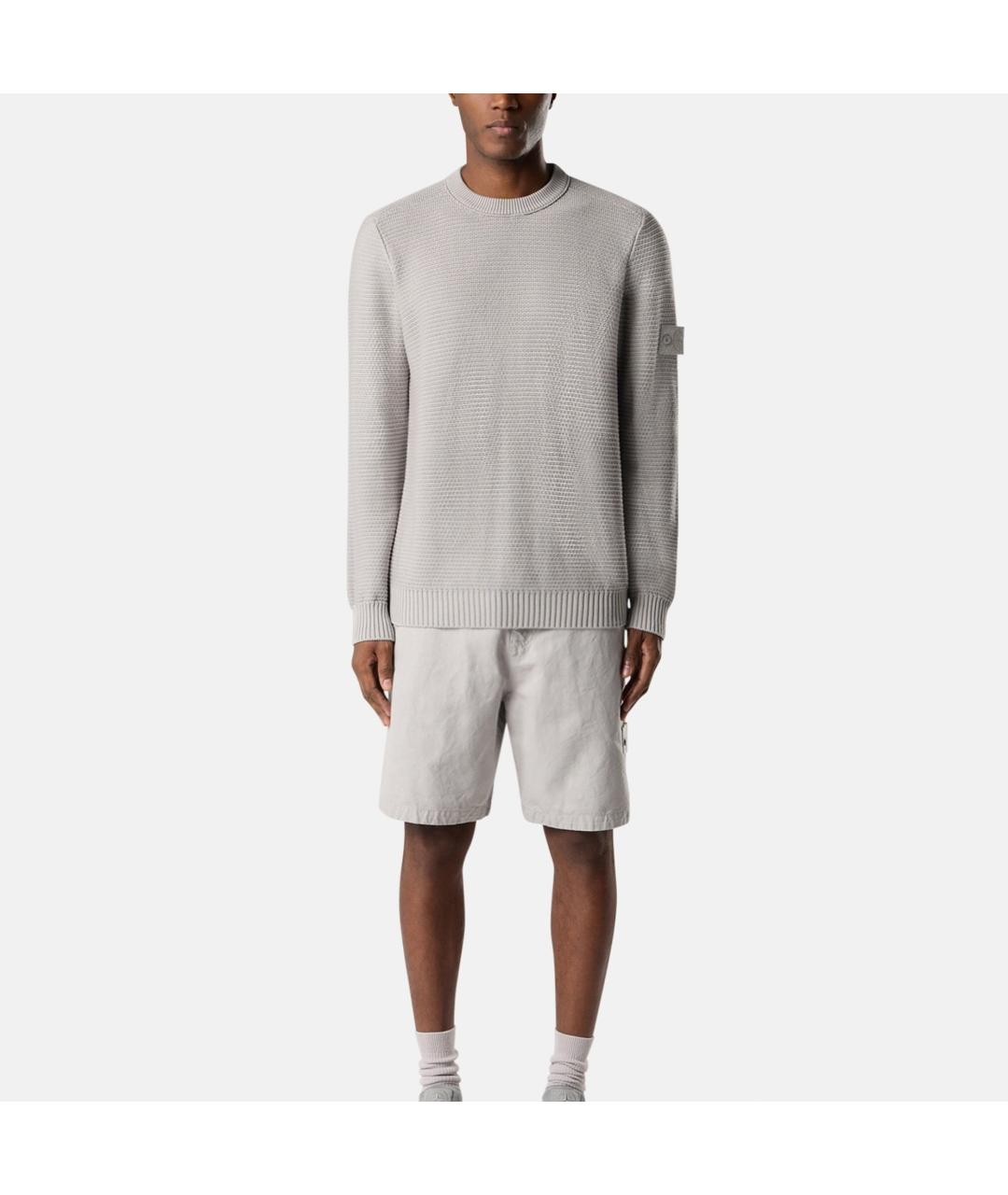 STONE ISLAND Бежевые шорты, фото 3
