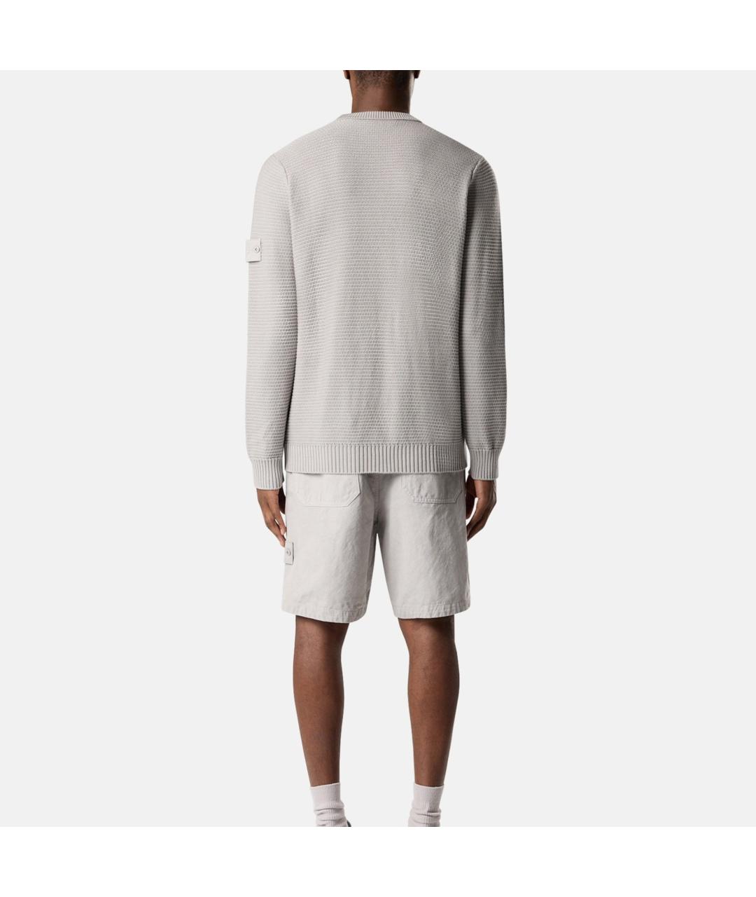 STONE ISLAND Бежевые шорты, фото 4
