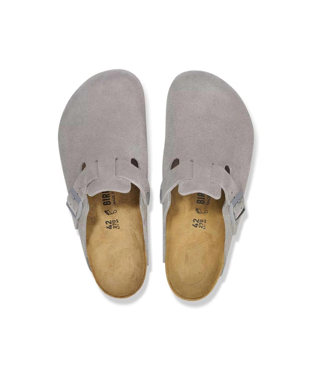 BIRKENSTOCK Мульти замшевые сабо, фото 2