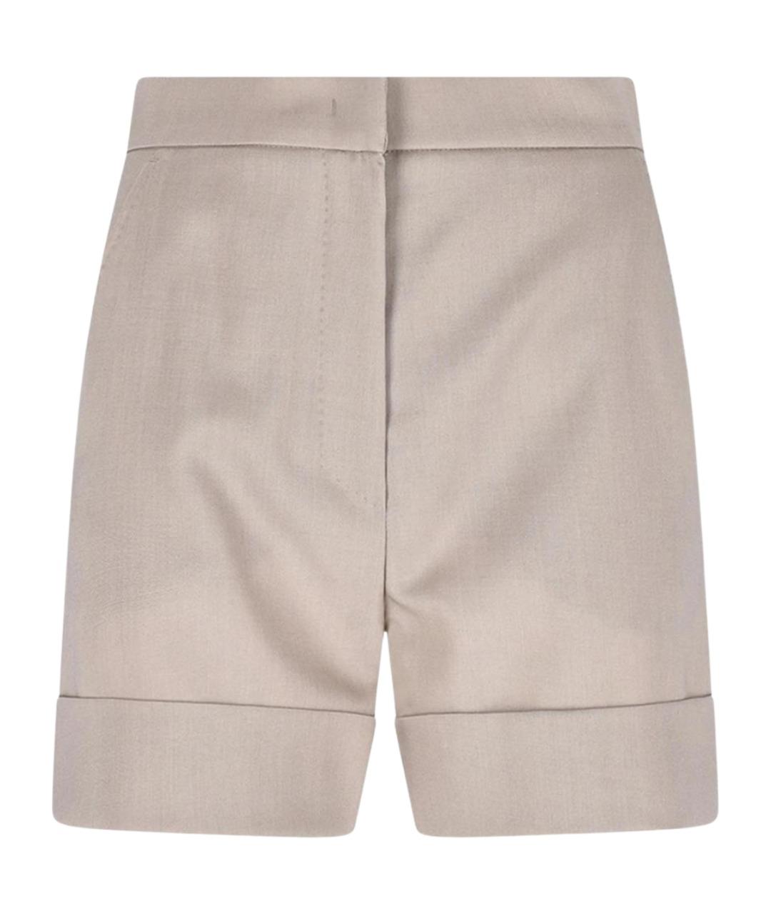 MAX MARA Розовые шерстяные шорты, фото 1