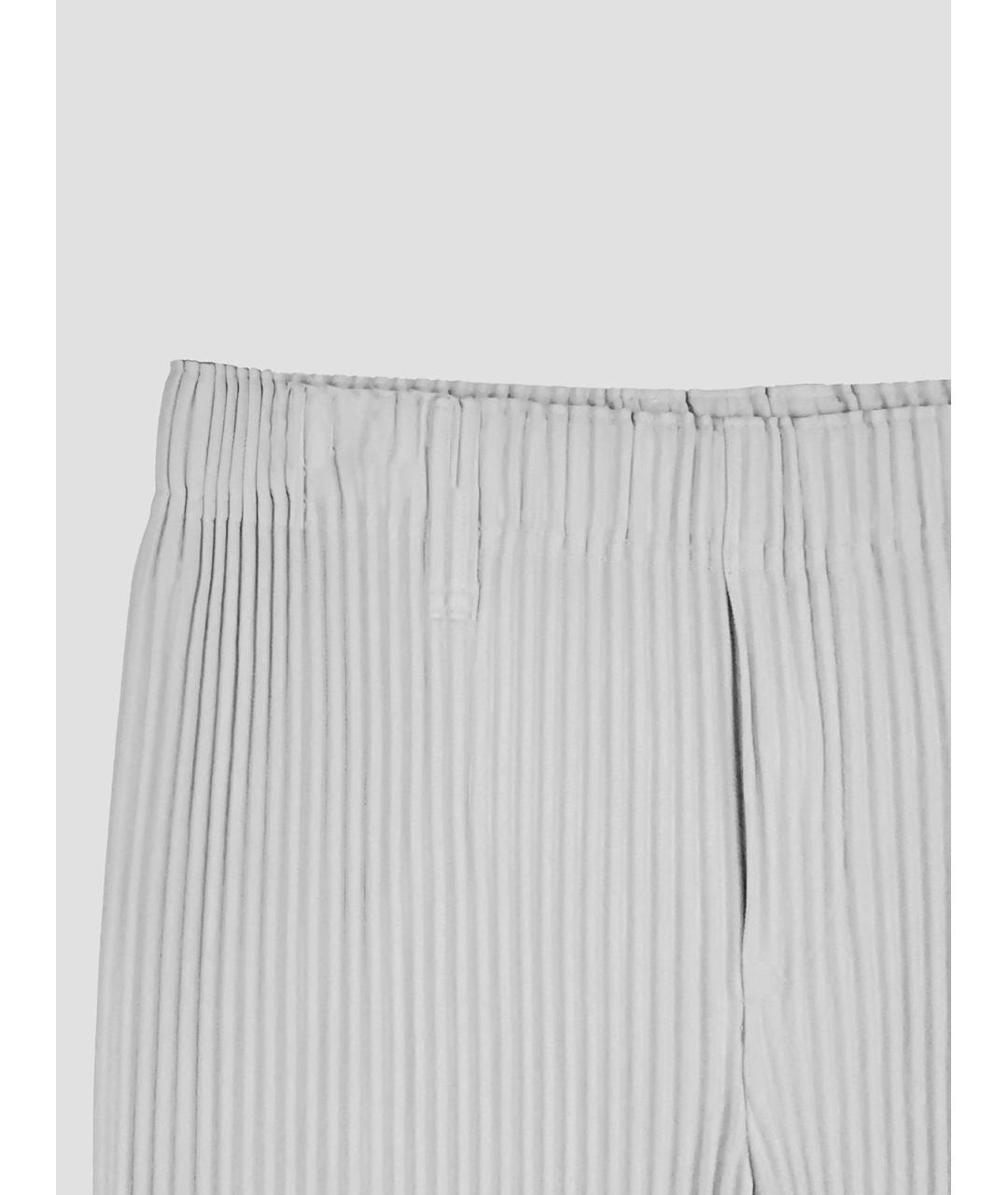 HOMME PLISSE ISSEY MIYAKE Мульти полиэстеровые классические брюки, фото 3