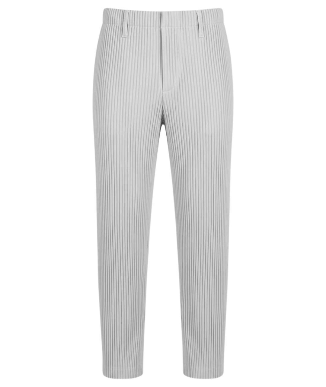 HOMME PLISSE ISSEY MIYAKE Мульти полиэстеровые классические брюки, фото 1
