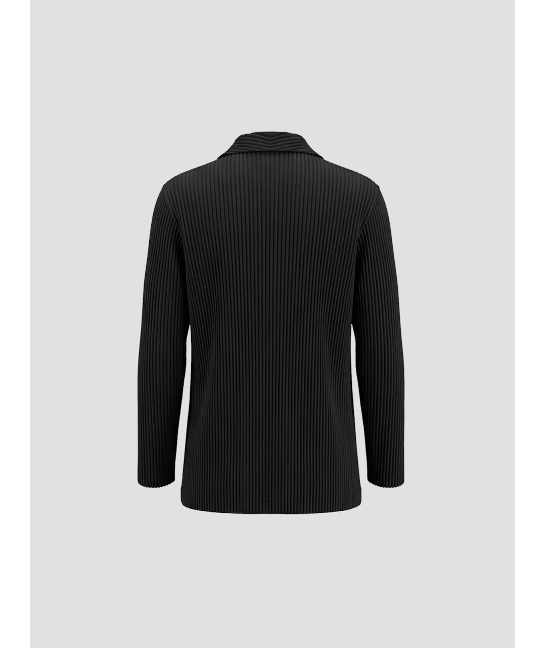HOMME PLISSE ISSEY MIYAKE Черный полиэстеровый пиджак, фото 2