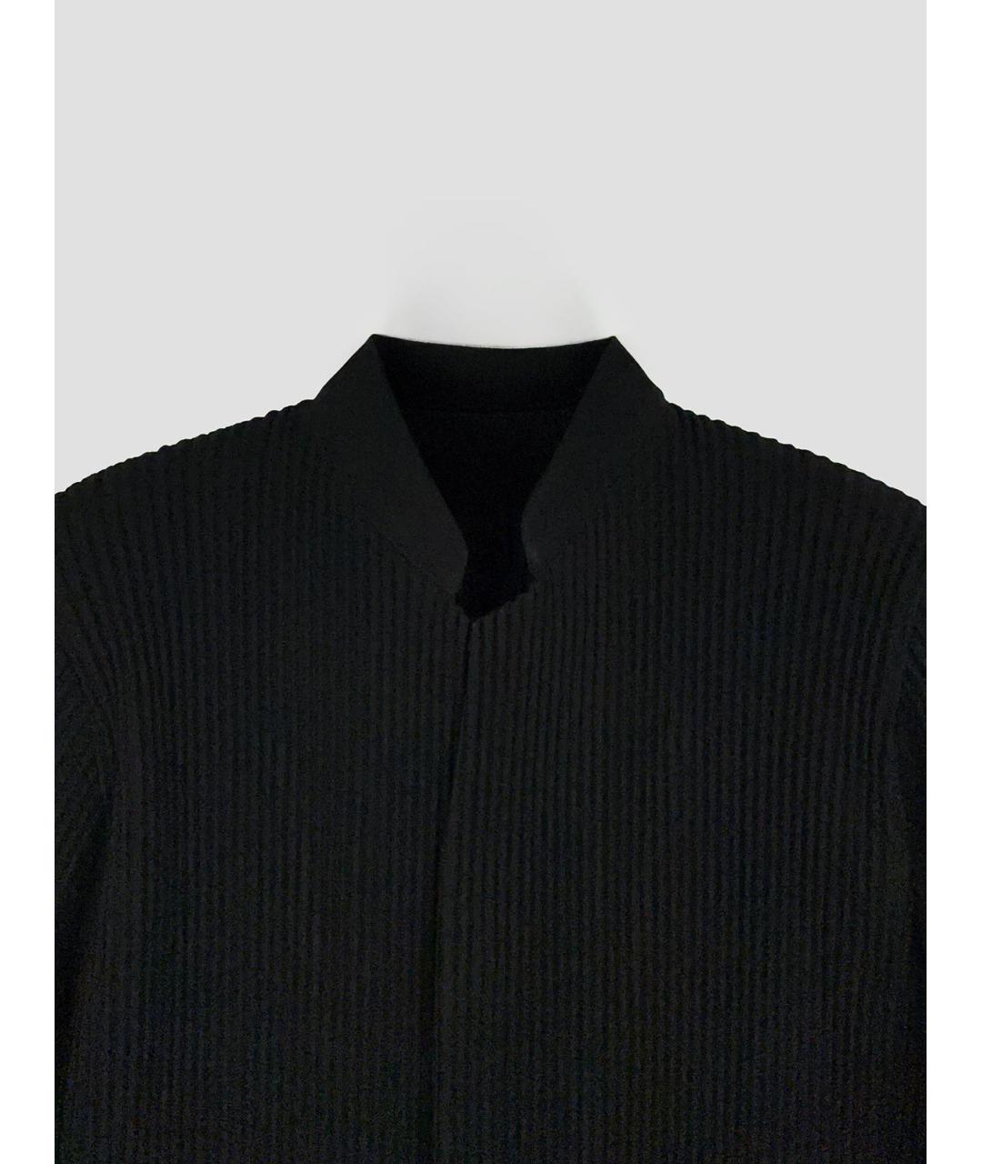 HOMME PLISSE ISSEY MIYAKE Черный полиэстеровый пиджак, фото 3