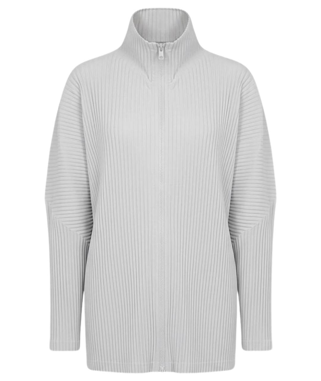 HOMME PLISSE ISSEY MIYAKE Белый полиэстеровый кардиган, фото 1