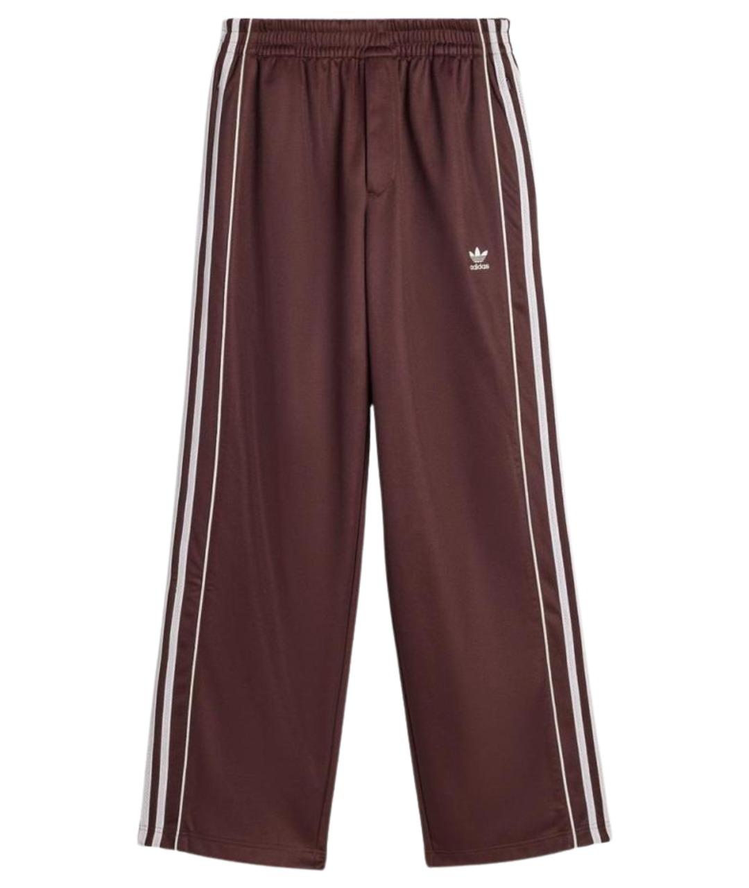 ADIDAS Коричневые хлопковые повседневные брюки, фото 1