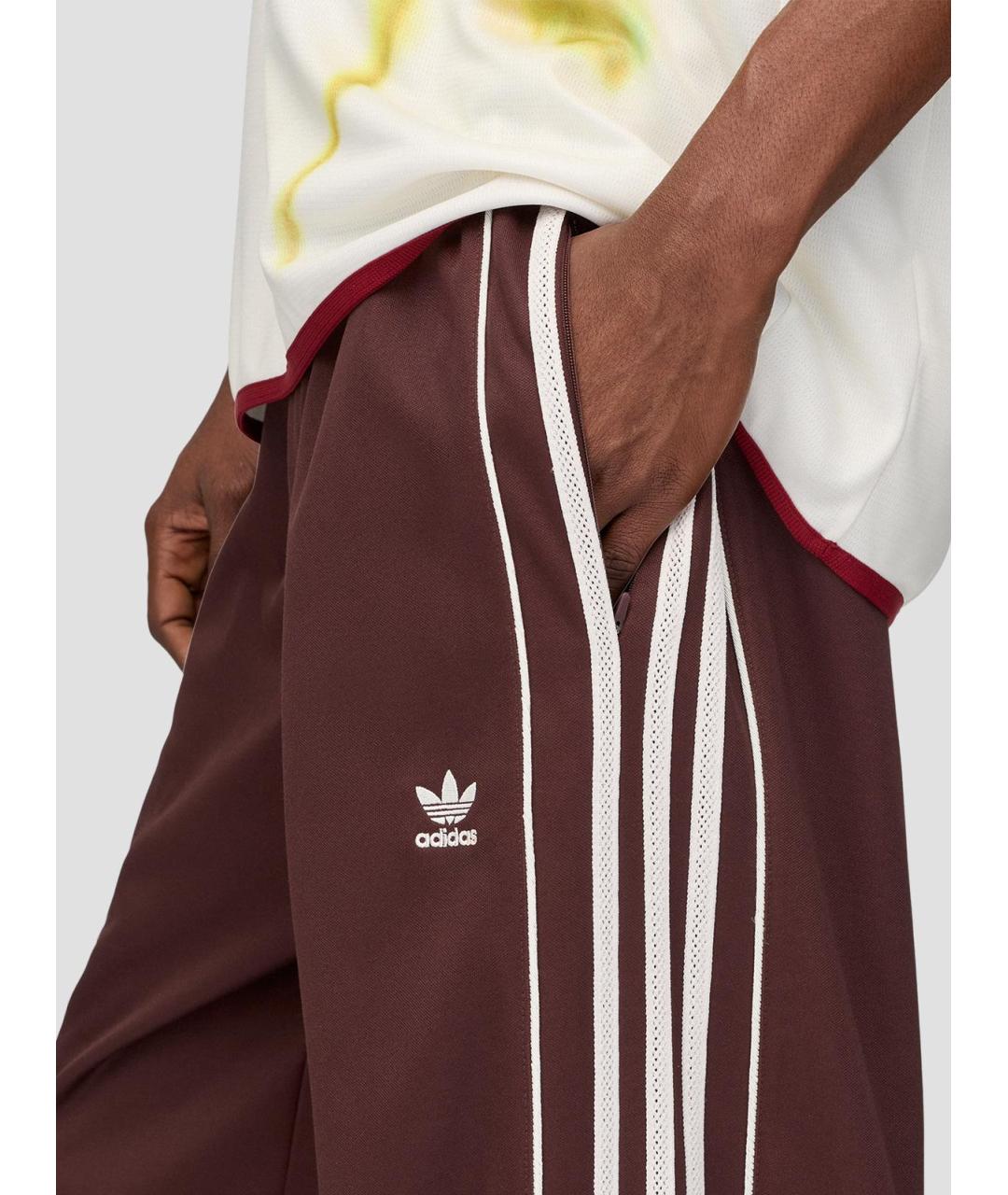 ADIDAS Коричневые хлопковые повседневные брюки, фото 4
