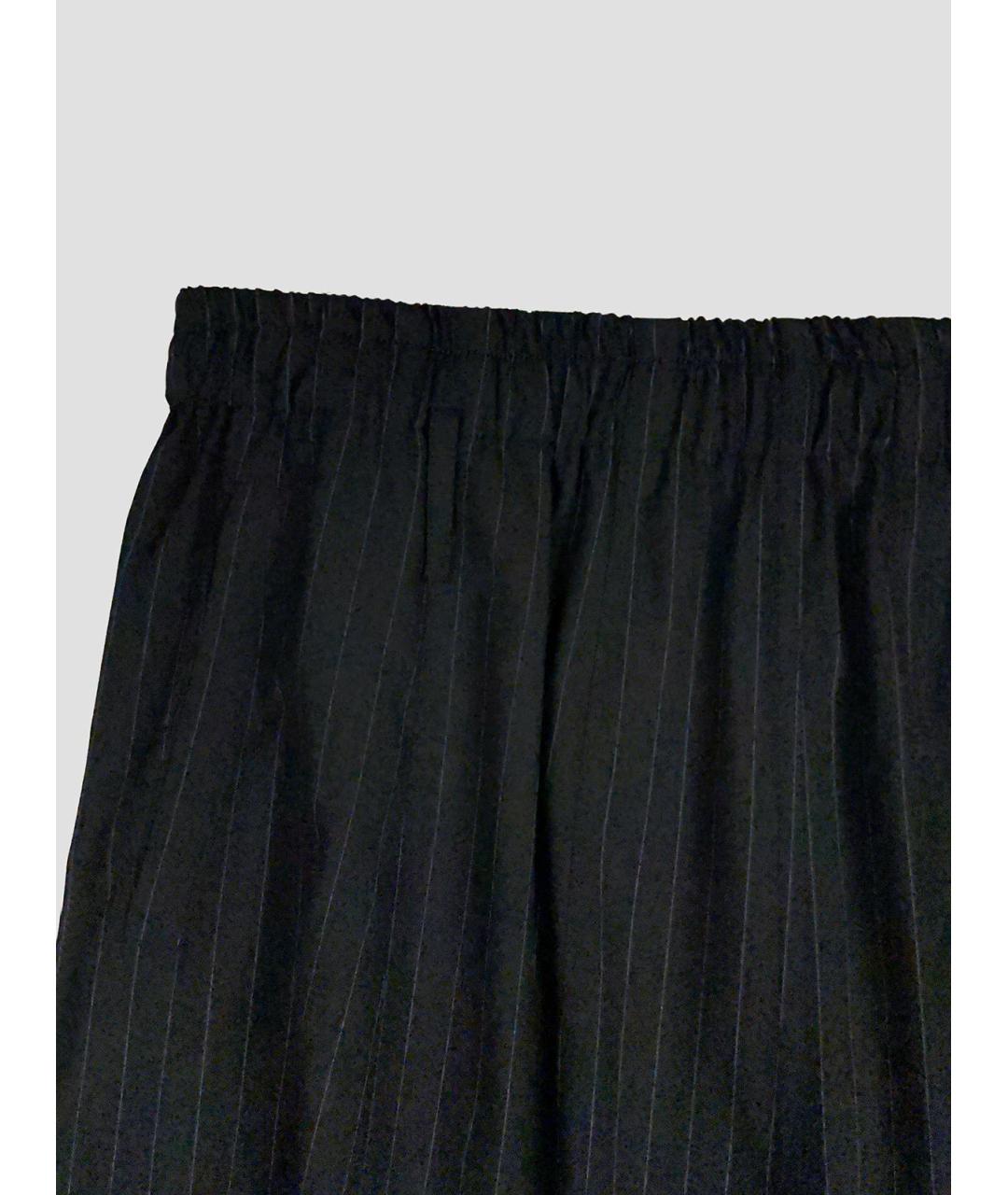 THE FRANKIE SHOP Черные полиэстеровые брюки широкие, фото 3
