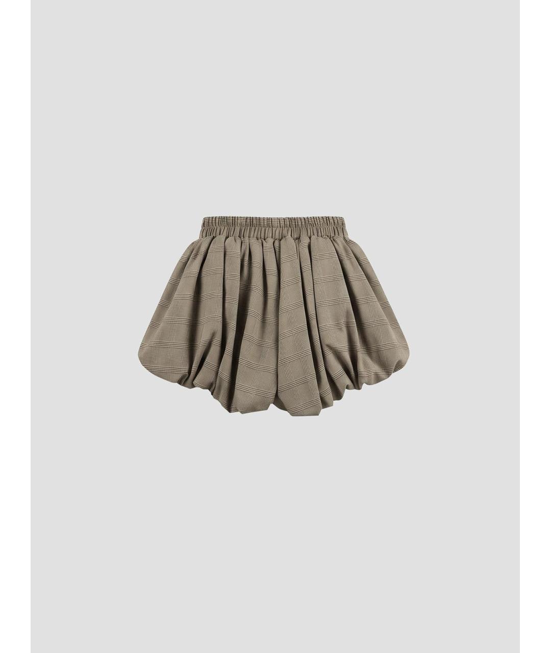 THE FRANKIE SHOP Бежевые шерстяные шорты, фото 2