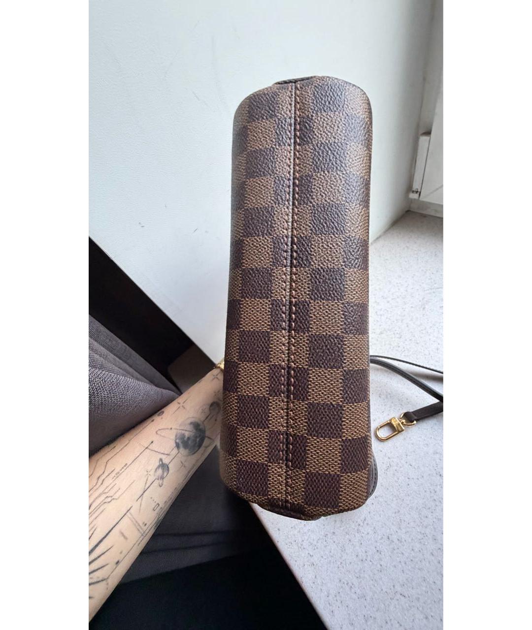 LOUIS VUITTON Коричневая сумка через плечо, фото 3