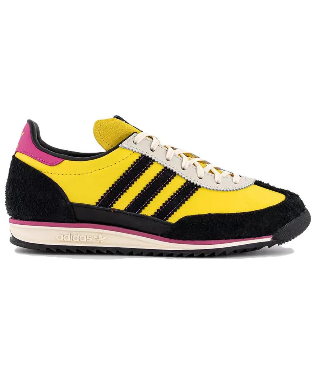 ADIDAS Желтые кеды, фото 1