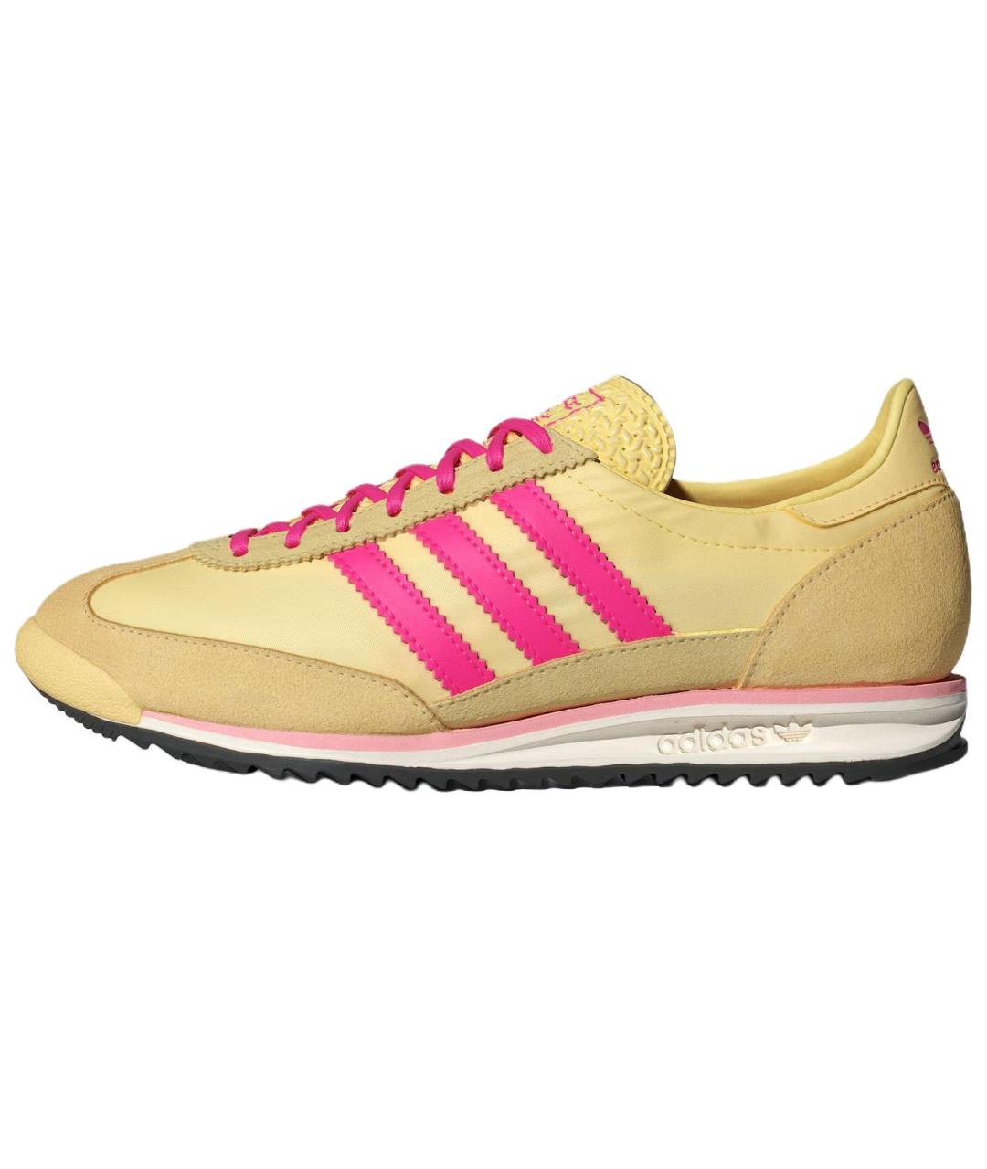 ADIDAS Желтые замшевые кеды, фото 2