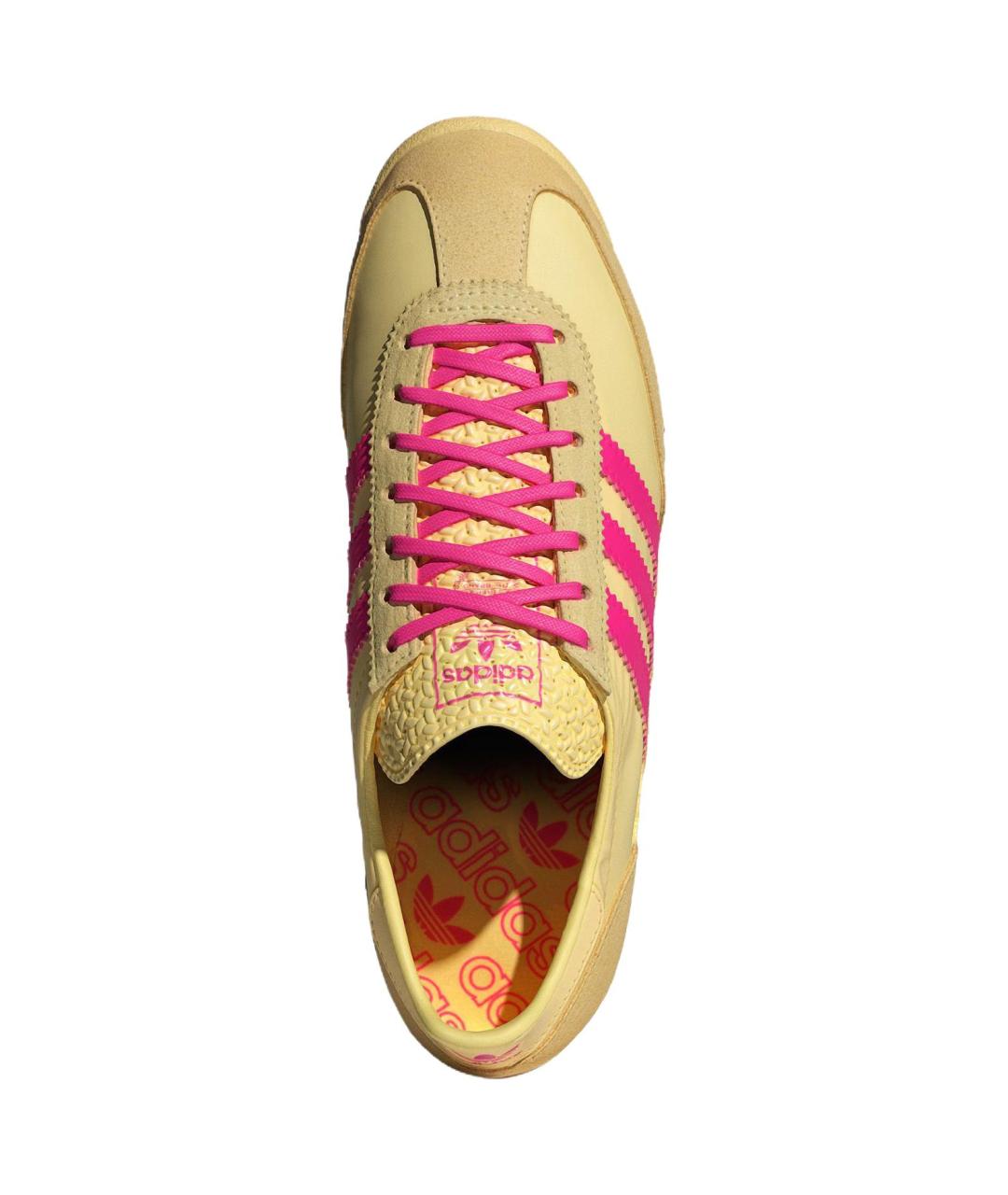 ADIDAS Желтые замшевые кеды, фото 4