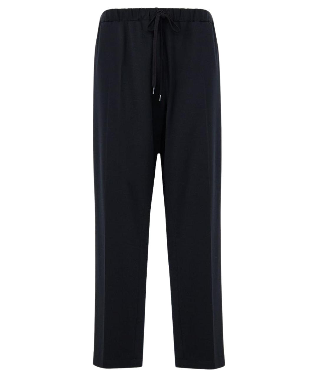 MM6 MAISON MARGIELA Черные полиэстеровые повседневные брюки, фото 1