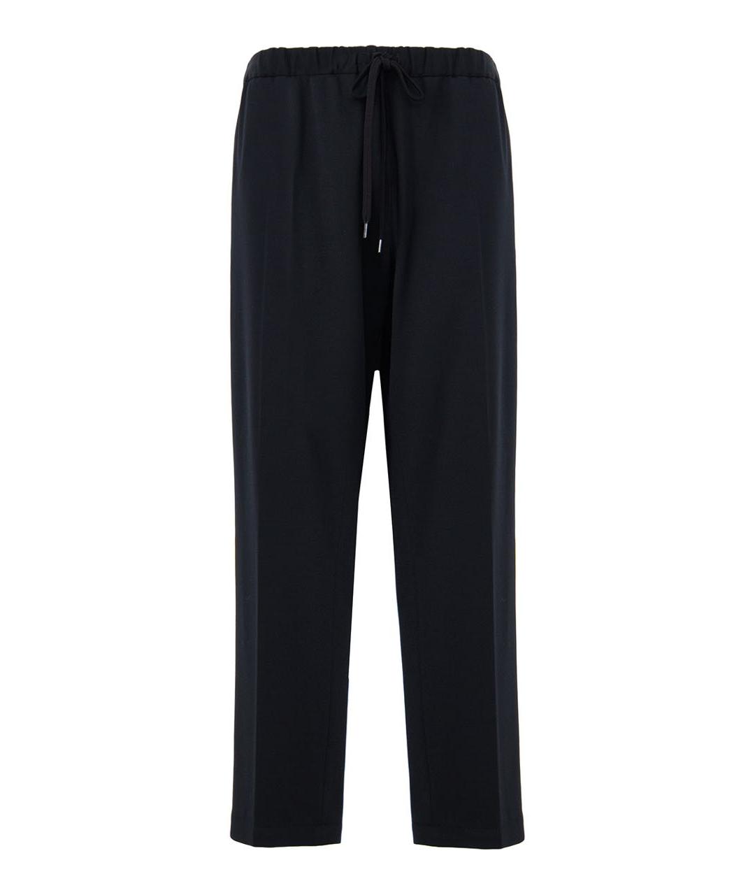 MM6 MAISON MARGIELA Черные полиэстеровые повседневные брюки, фото 9