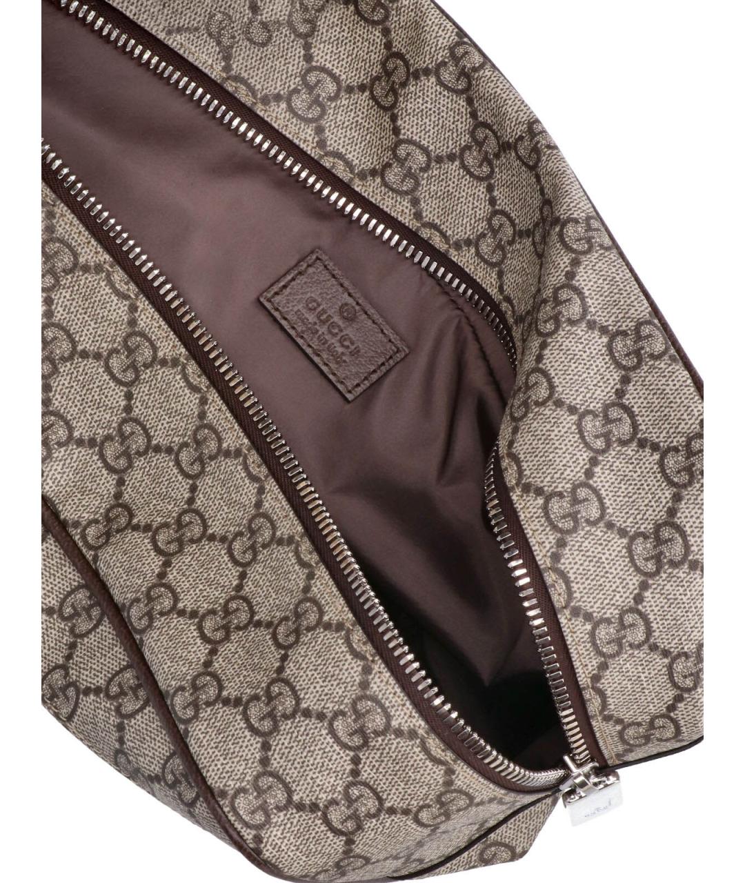 GUCCI Бежевая барсетка, фото 4