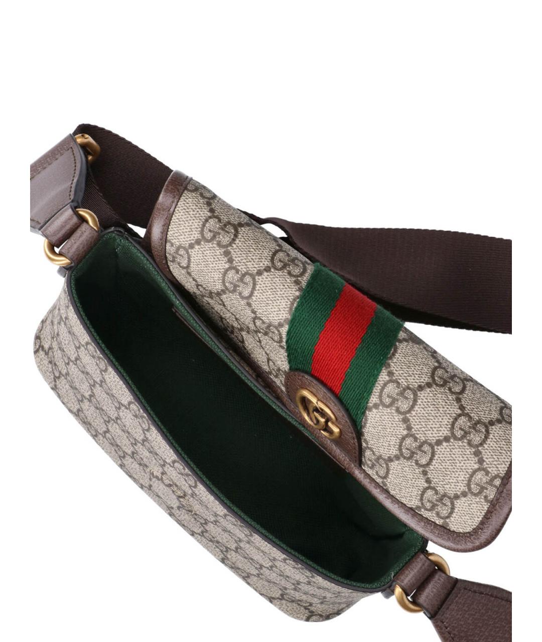 GUCCI Бежевая сумка на плечо, фото 4