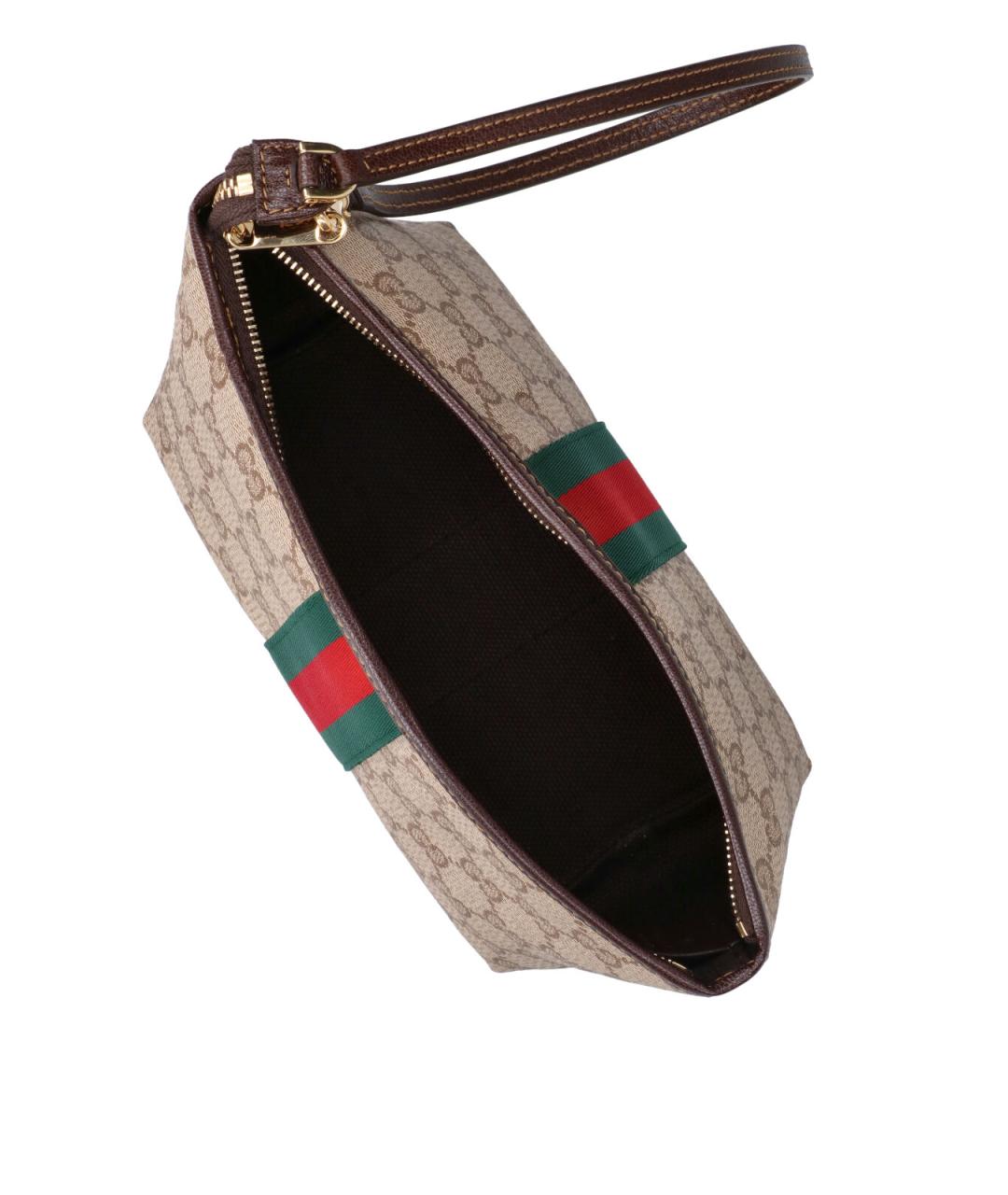 GUCCI Бежевая хлопковая сумка через плечо, фото 4