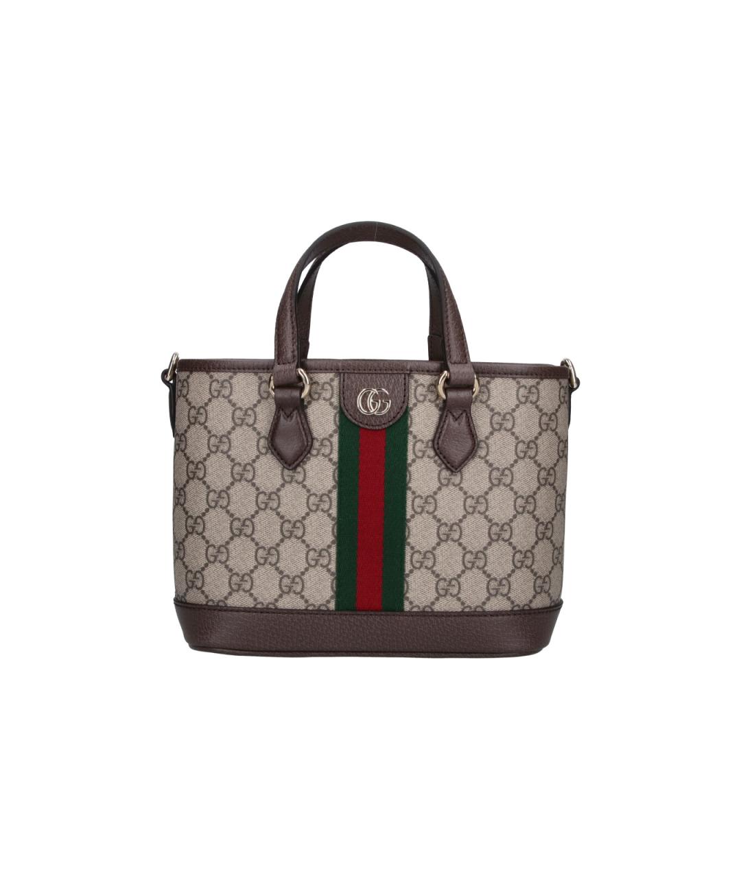 GUCCI Бежевая сумка тоут, фото 1