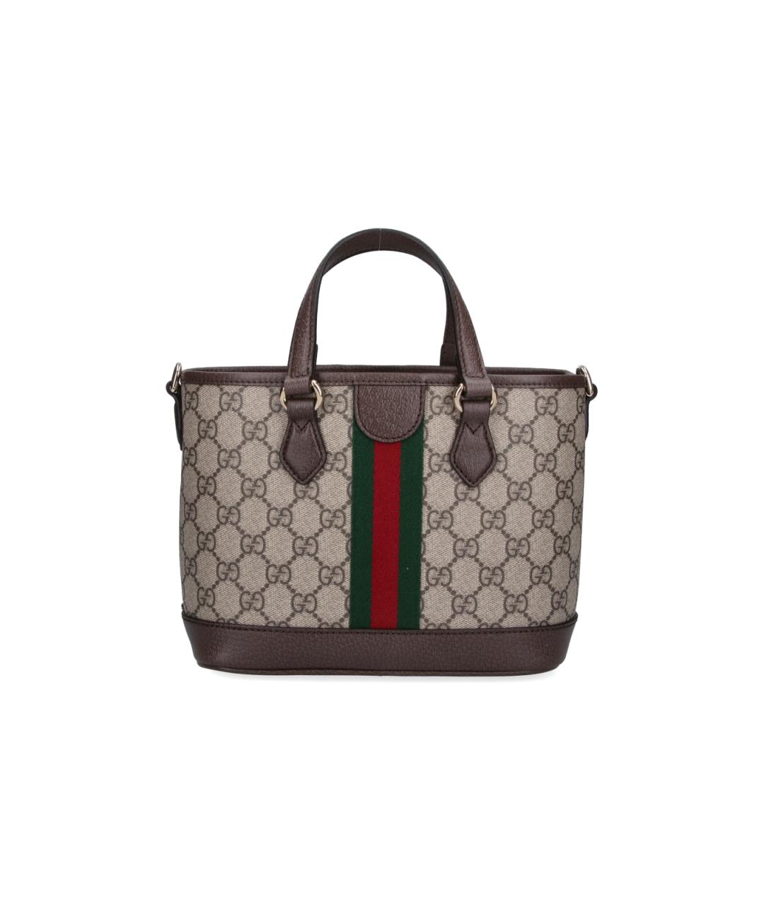 GUCCI Бежевая сумка тоут, фото 3