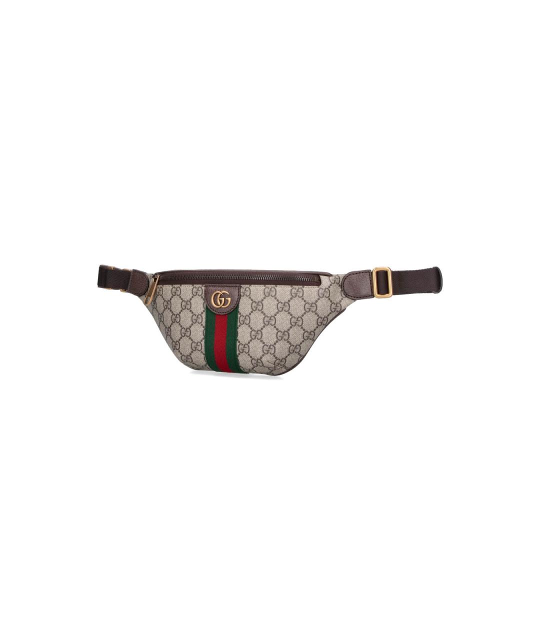 GUCCI Бежевая поясная сумка, фото 2