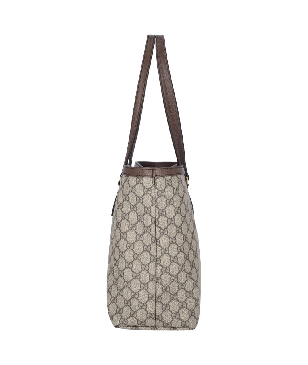 GUCCI Бежевая сумка тоут, фото 5