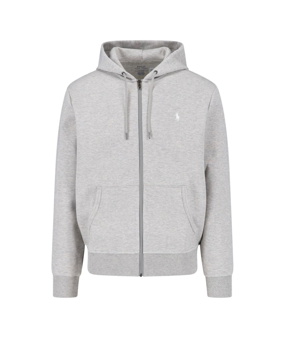 POLO RALPH LAUREN Серый хлопковый кардиган, фото 1