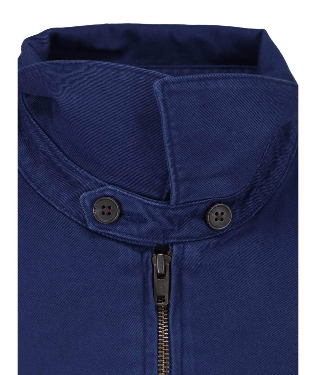 POLO RALPH LAUREN Синяя хлопковая куртка, фото 4