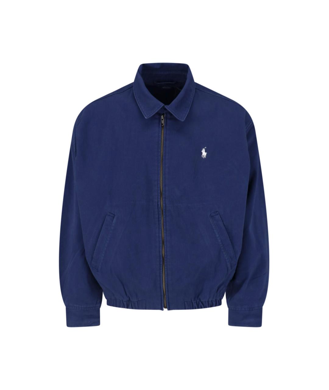 POLO RALPH LAUREN Синяя хлопковая куртка, фото 1