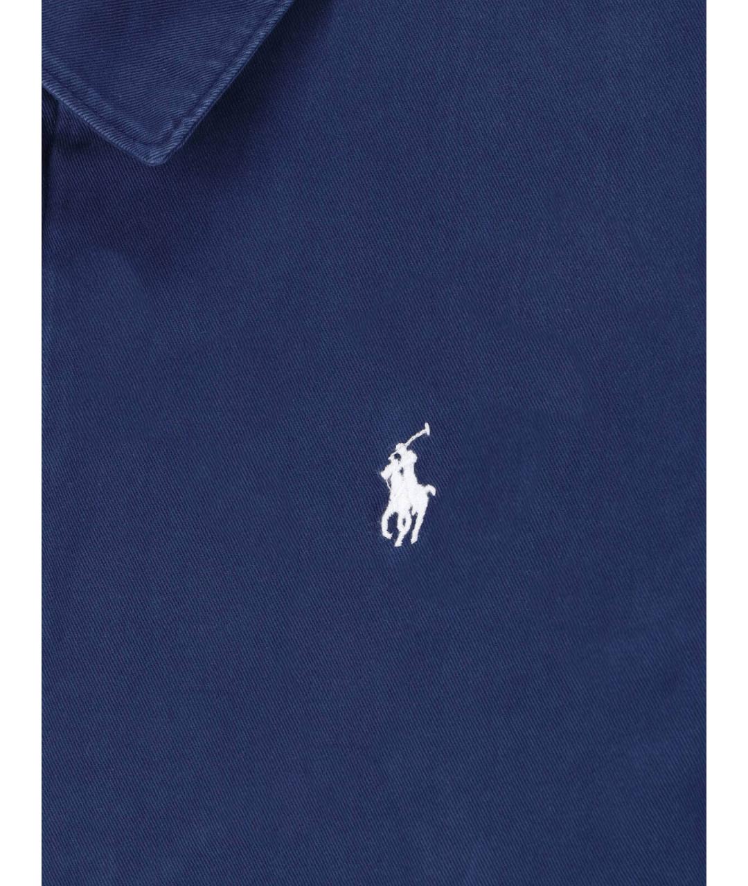 POLO RALPH LAUREN Синяя хлопковая куртка, фото 3