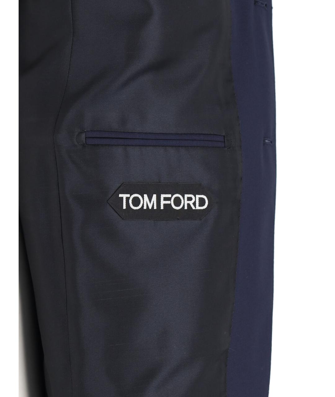 TOM FORD Темно-синий классический костюм, фото 7