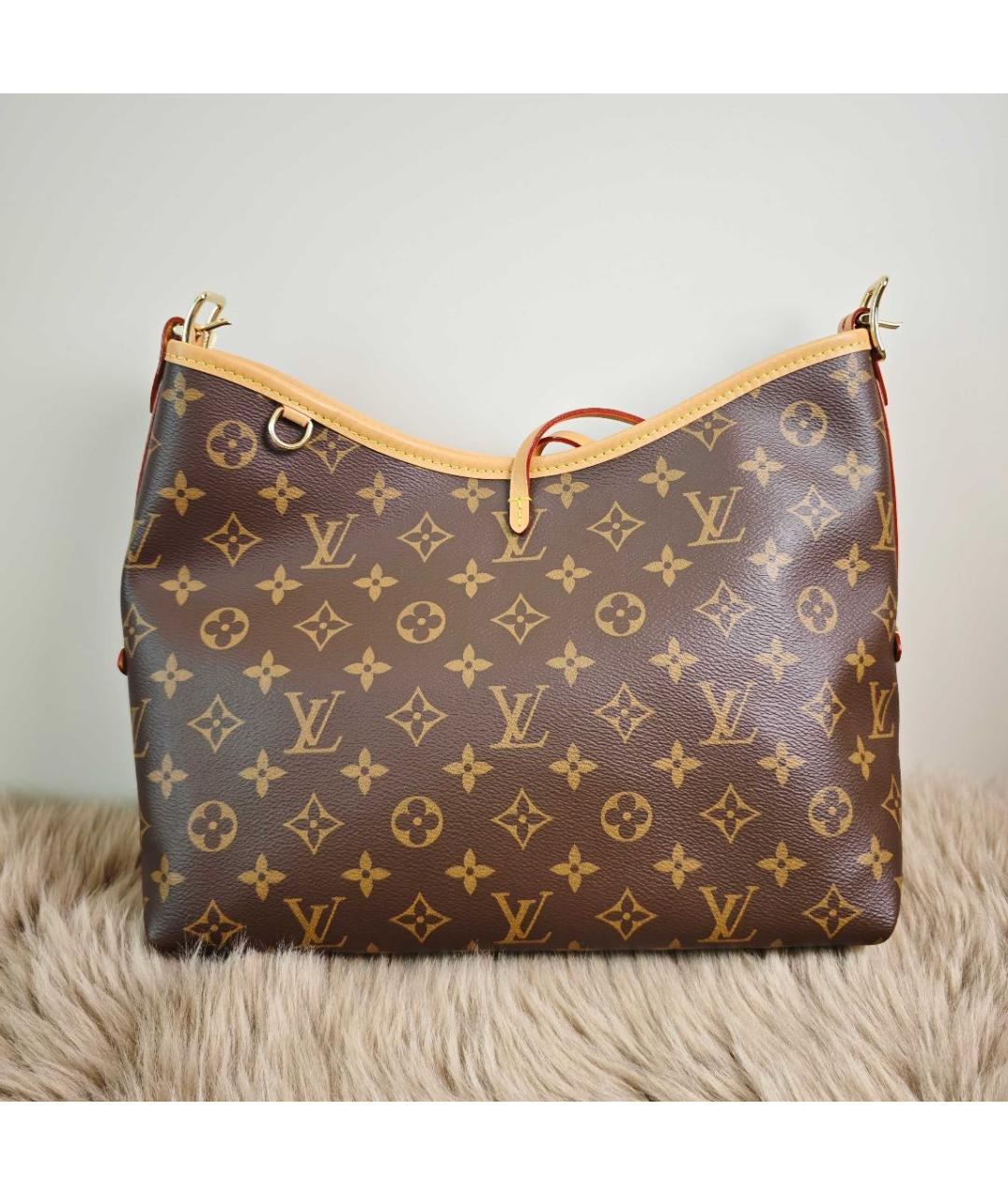 LOUIS VUITTON Коричневая сумка тоут, фото 5