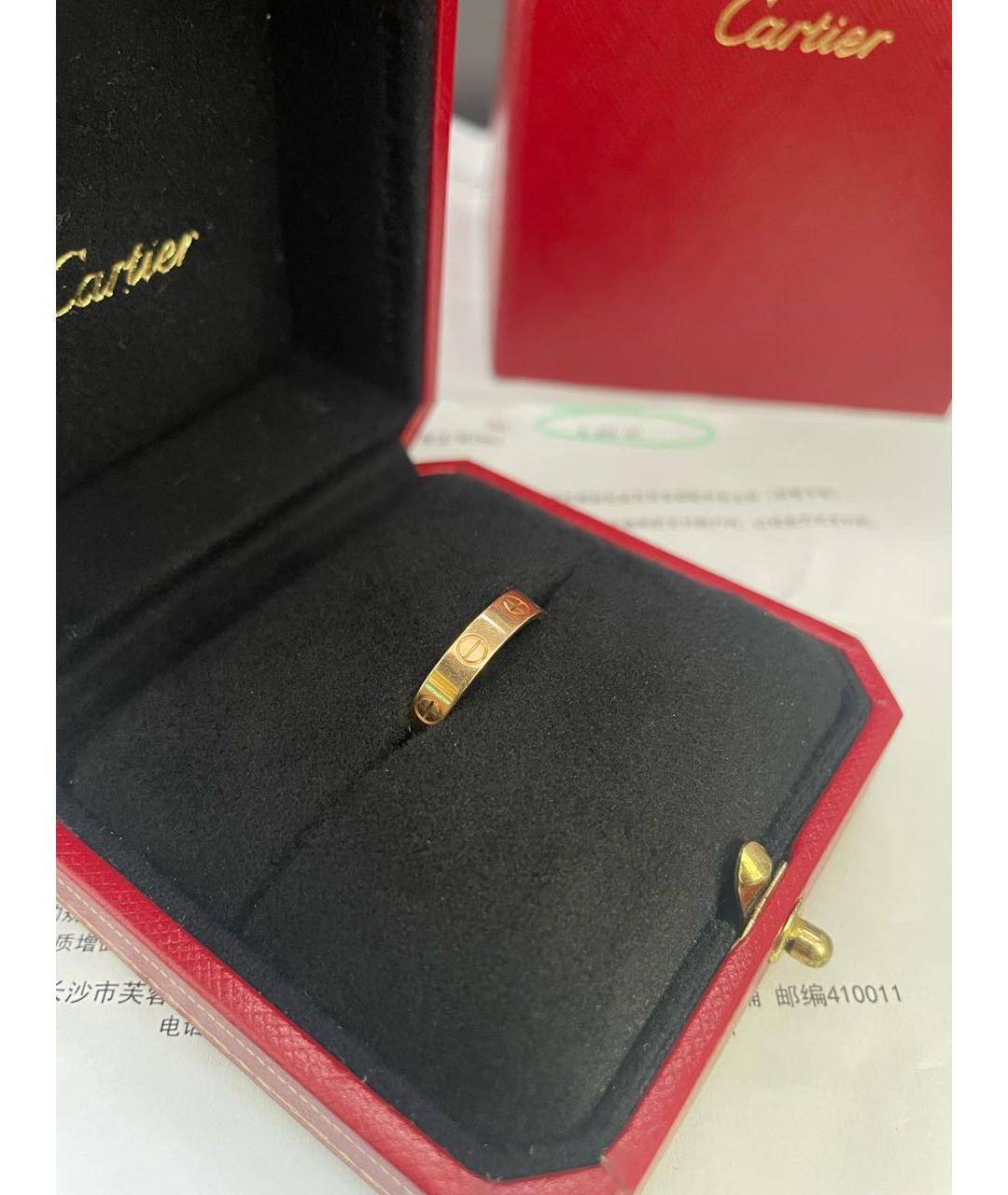 CARTIER Золотое кольцо из розового золота, фото 5