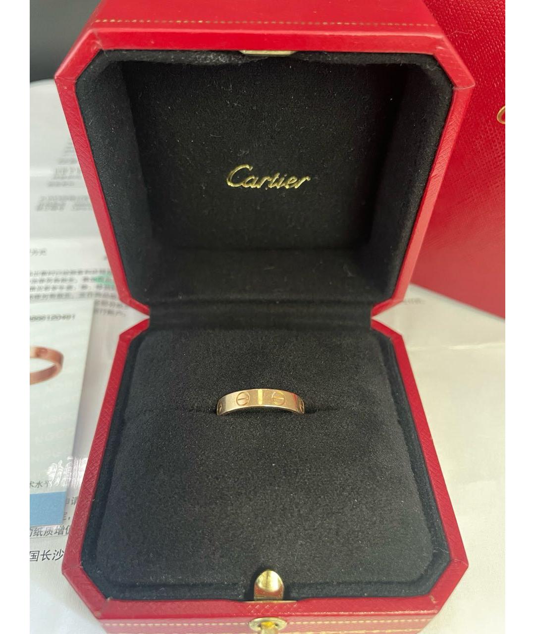 CARTIER Золотое кольцо из розового золота, фото 4