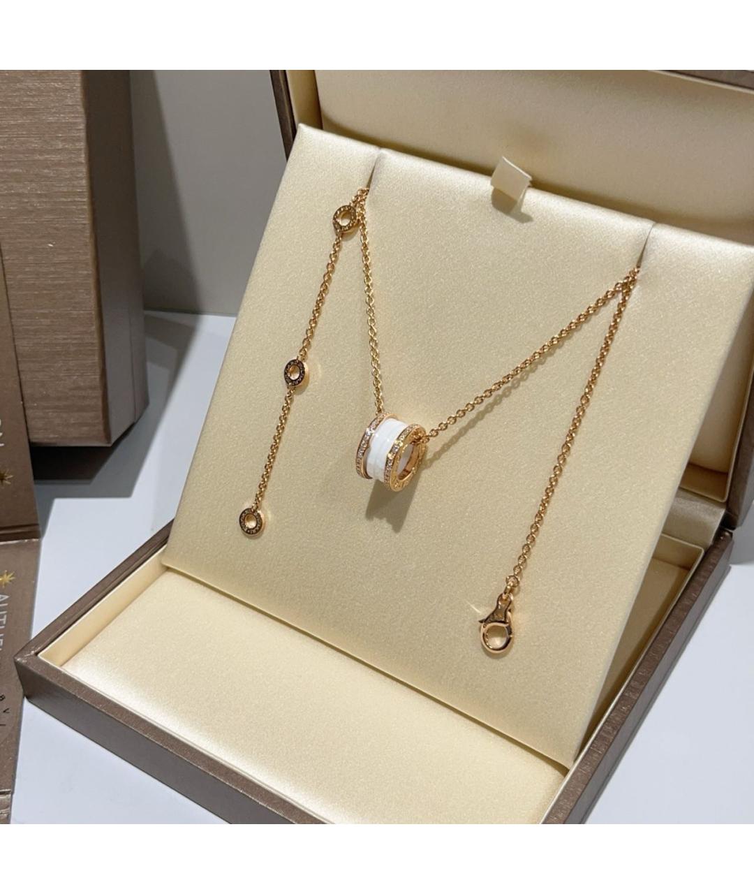 BVLGARI Золотое колье из розового золота, фото 7