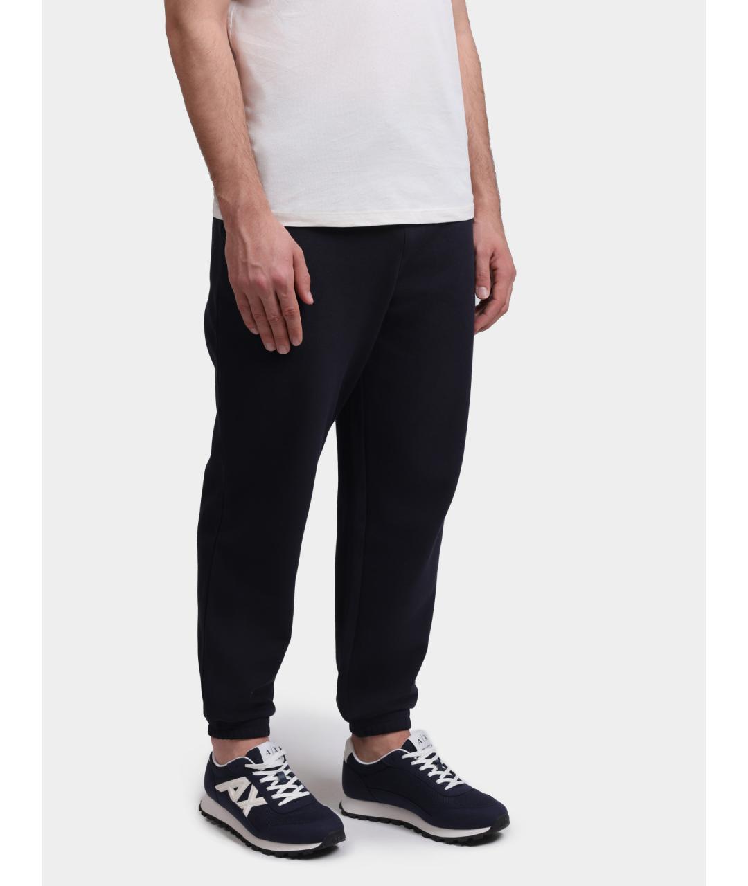ARMANI EXCHANGE Темно-синие повседневные брюки, фото 3