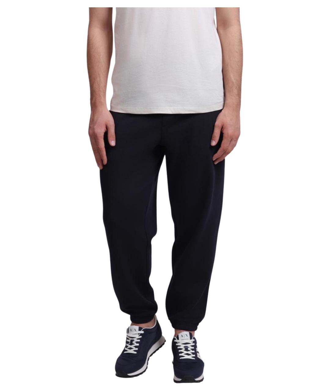 ARMANI EXCHANGE Темно-синие повседневные брюки, фото 1