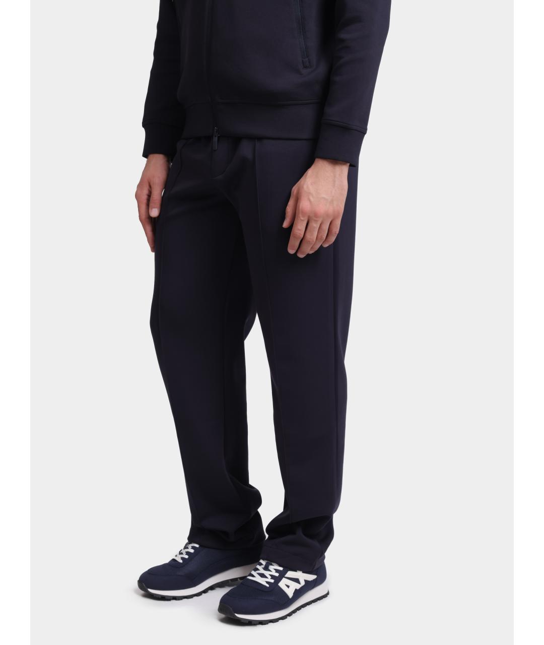 ARMANI EXCHANGE Темно-синие повседневные брюки, фото 3