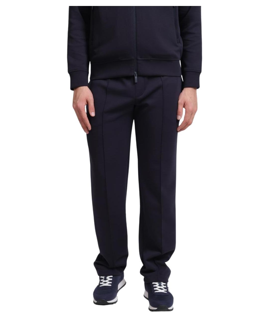 ARMANI EXCHANGE Темно-синие повседневные брюки, фото 1