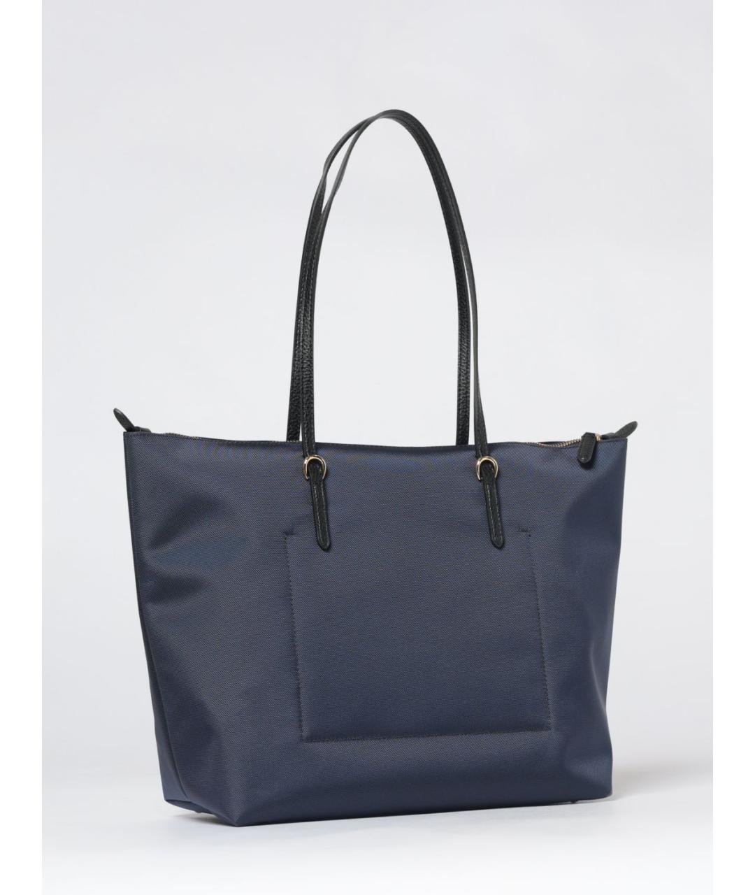 RALPH LAUREN Синяя сумка тоут, фото 2