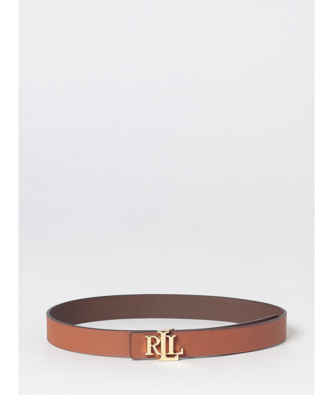 RALPH LAUREN Коричневый кожаный ремень, фото 5