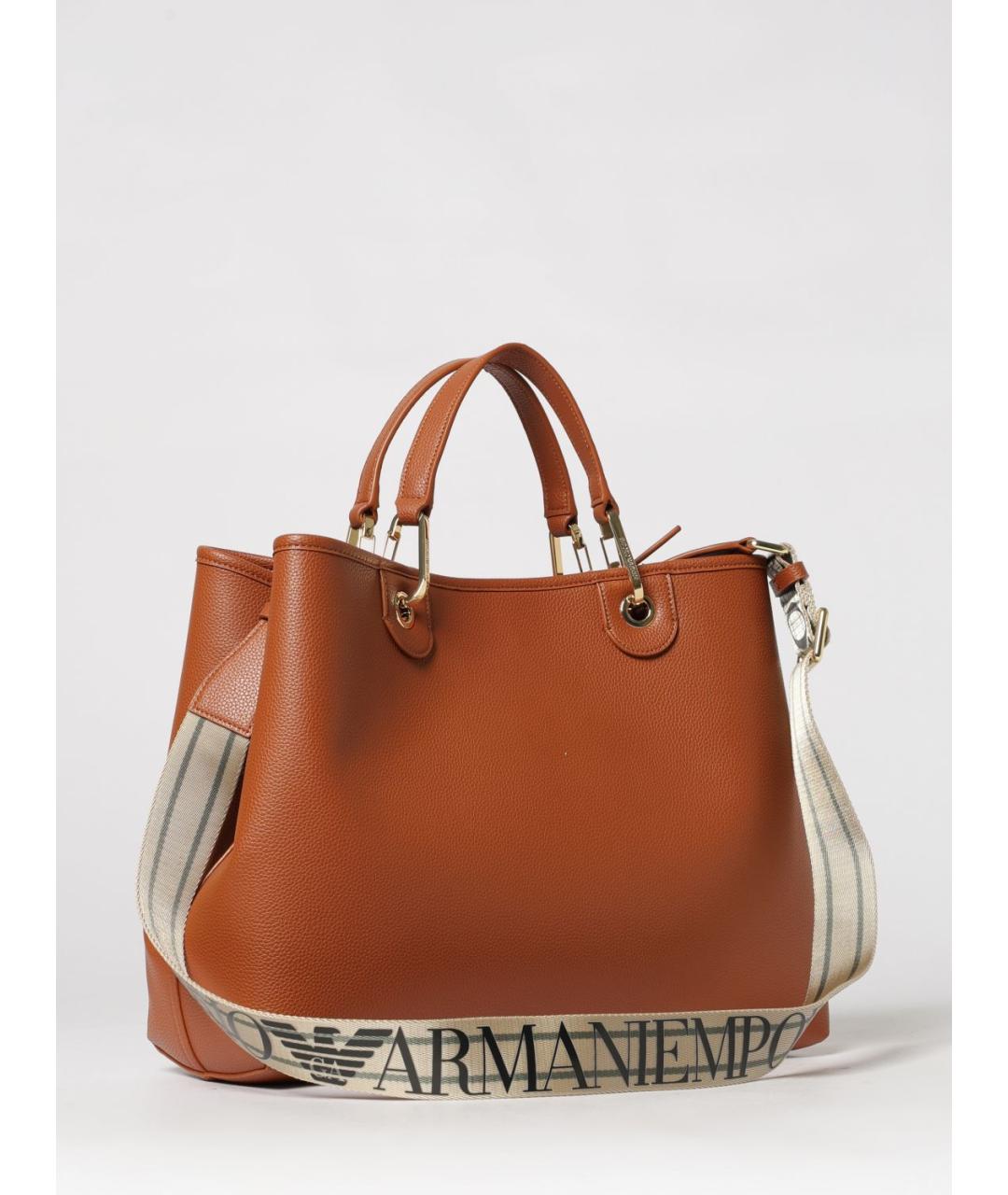 EMPORIO ARMANI Коричневая сумка через плечо, фото 2