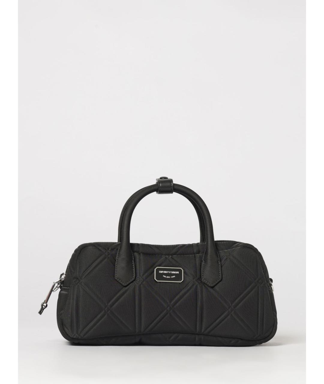 EMPORIO ARMANI Черная синтетическая сумка через плечо, фото 1