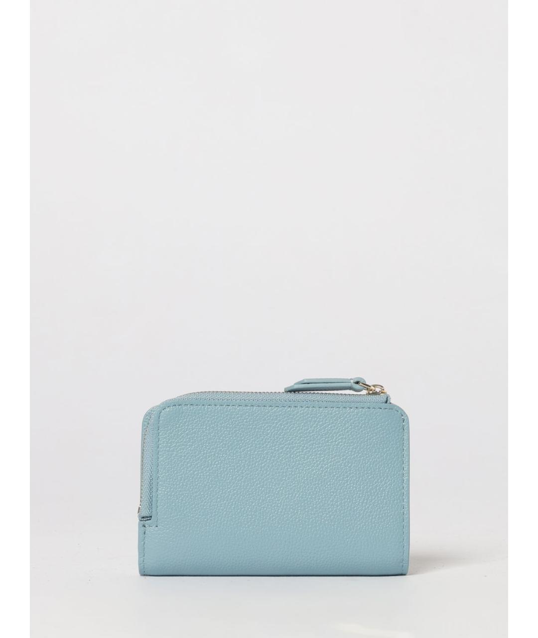EMPORIO ARMANI Голубой кожаный кошелек, фото 3